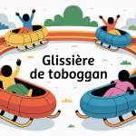 glissiere toboggan illustration modèles enfants aire jeux