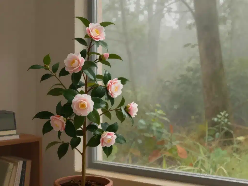 peut on garder un camelia à l'intérieur comparaison intérieur extérieur
