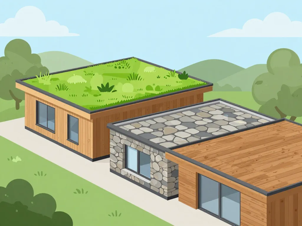 Finitions terrasse toit plat ossature bois