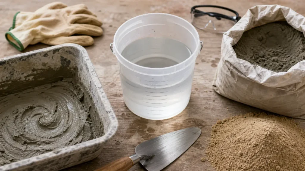 Comment faire du ciment : dosage sable et erreurs à éviter, mortier et truelle