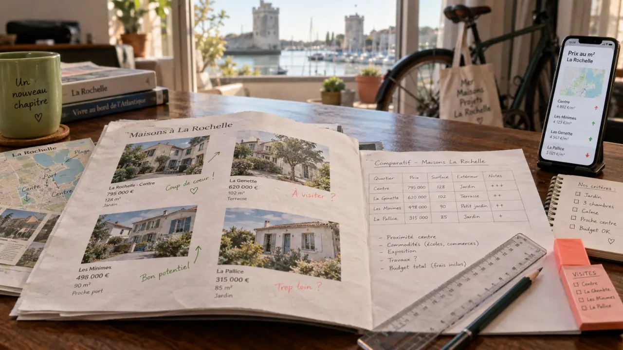 Achat maison La Rochelle : dossier d’annonces et critères de prix