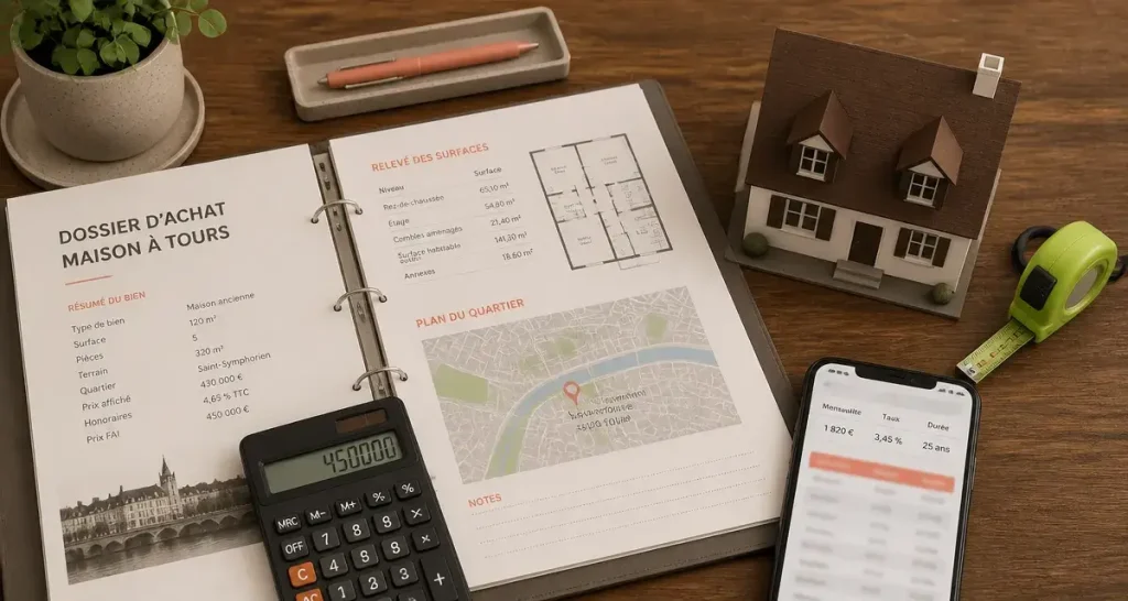Achat maison Tours : 3 759 €/m² et quartiers en hausse